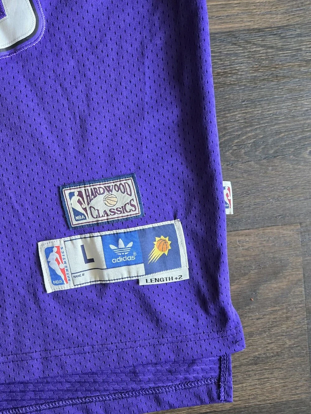 Adidas NBA Hardwood Classics Phoenix Suns 1996-97 Steve Nash #13 Jersey Size L